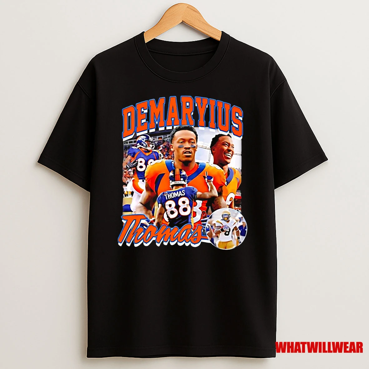 Demaryius Thomas Denver Broncos Player Collage Shirts