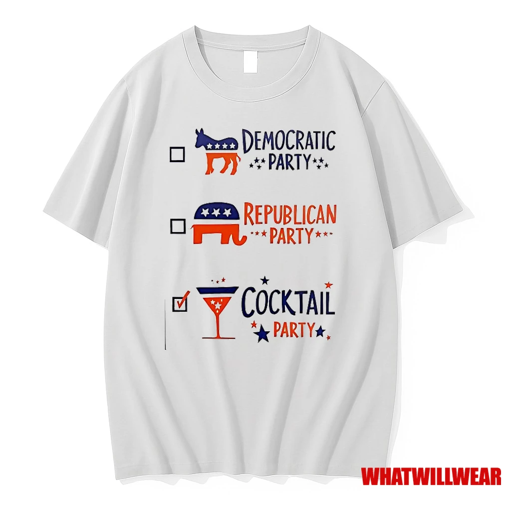 Democratic Party Republican Party Cocktail Party Shirts