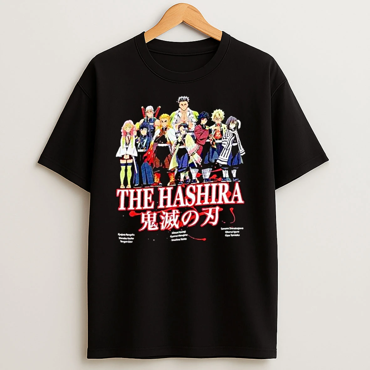 Demon Slayer Kimetsu No Yaiba Hashira Group Ornaments T Shirts