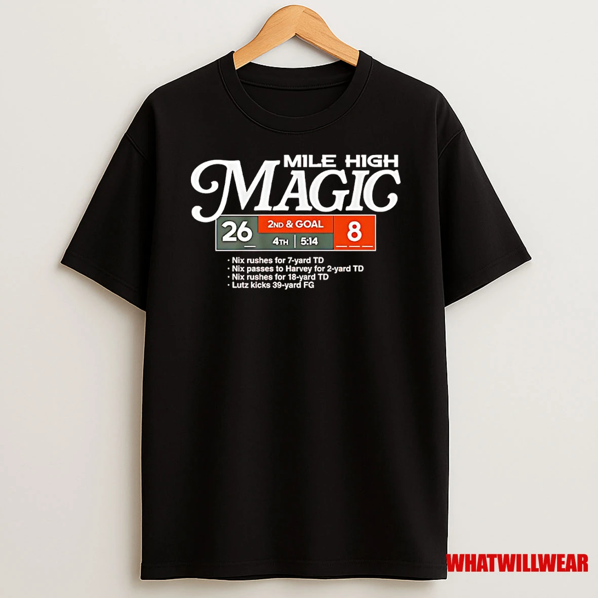 Denver Broncos Football Mile High Magic 26 8 Shirts