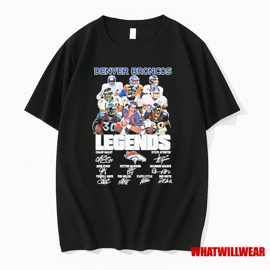 Denver Broncos Player Legends Signature Logo Shirts