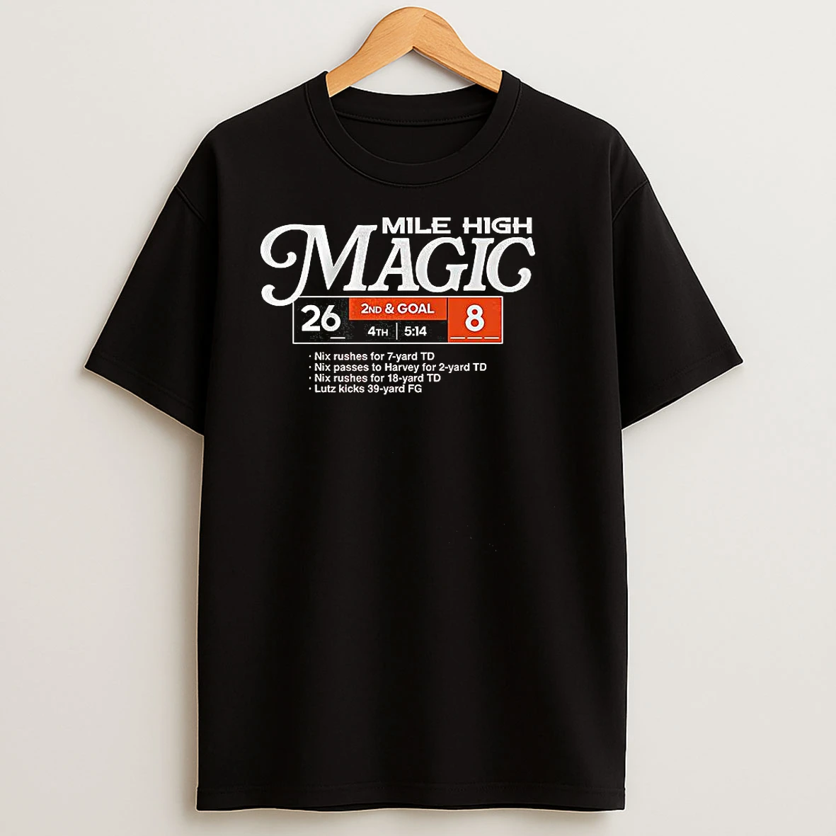Denver Broncos Football Mile High Magic T Shirts