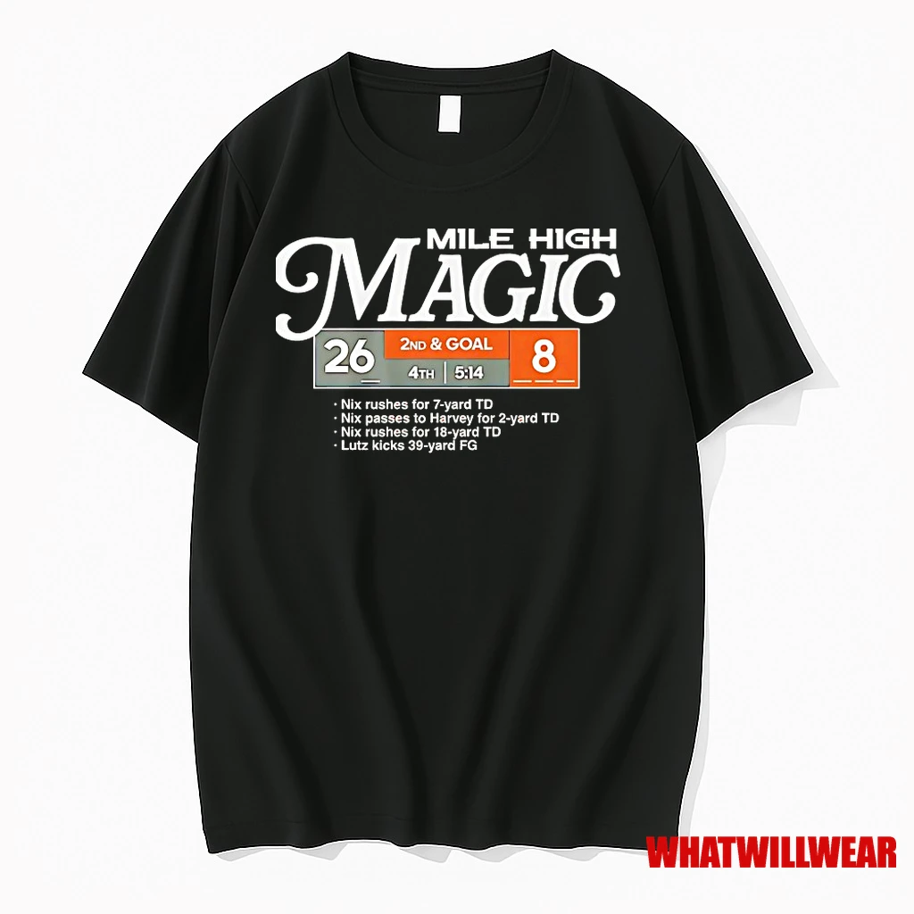 Denver Broncos Football Mile High Magic Shirts