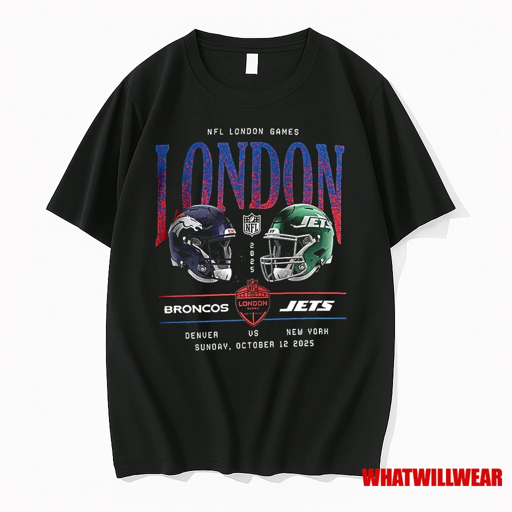 Denver Broncos Vs New York Jets Nfl International Games London 2025 Shirts