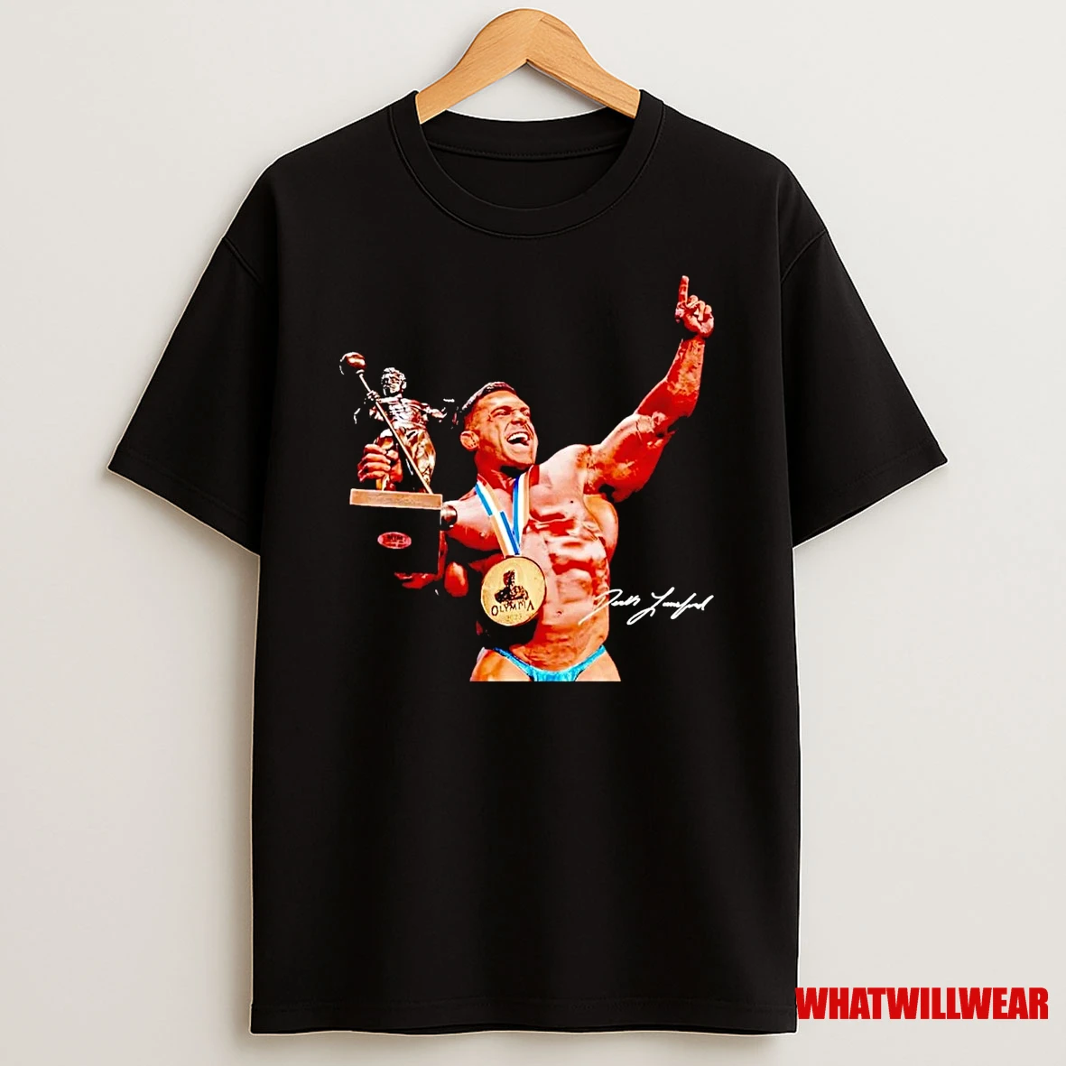 Derek Lunsford Champion Trophy Scream Signature Shirts