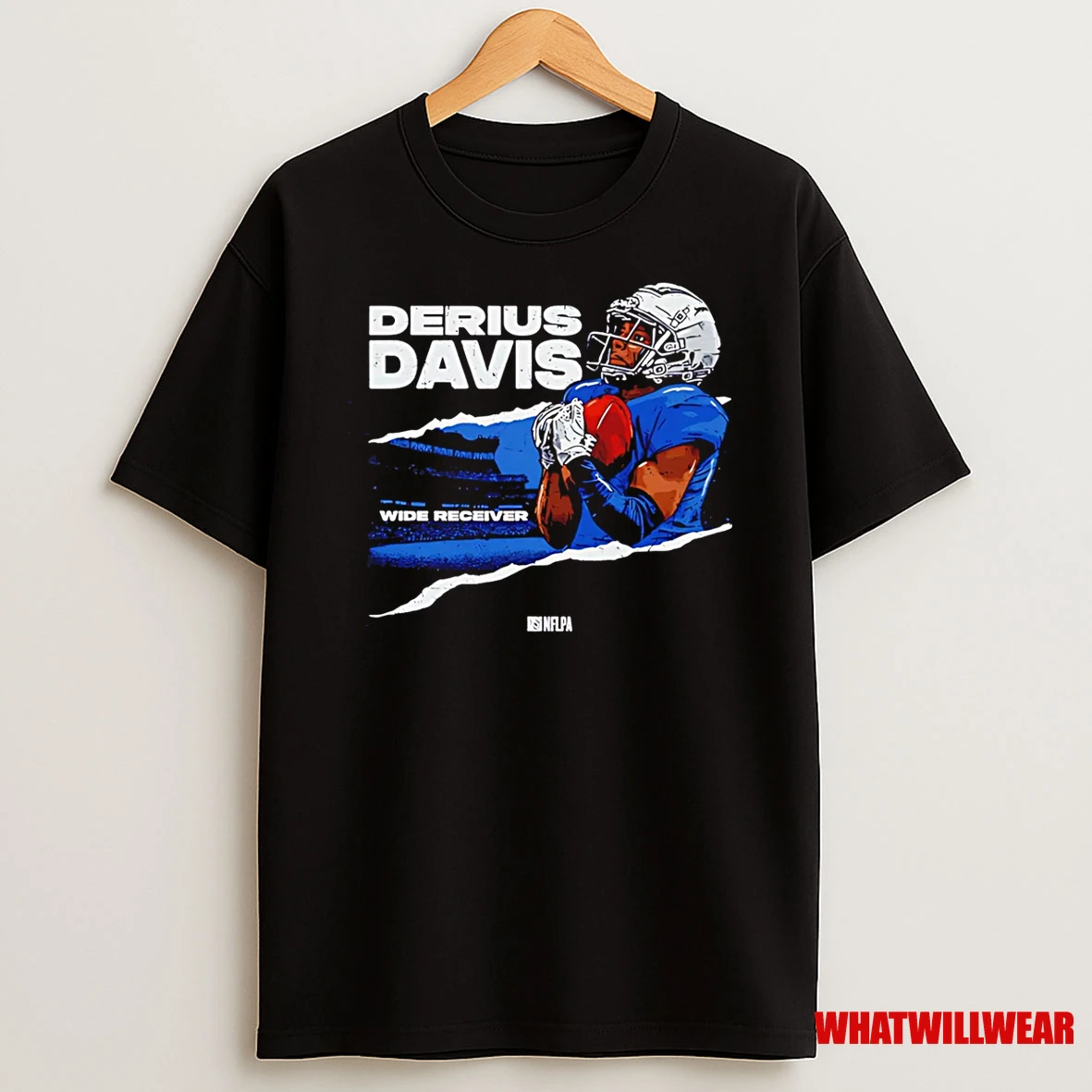 Derius Davis Los Angeles Chargers Torn Signature Shirts