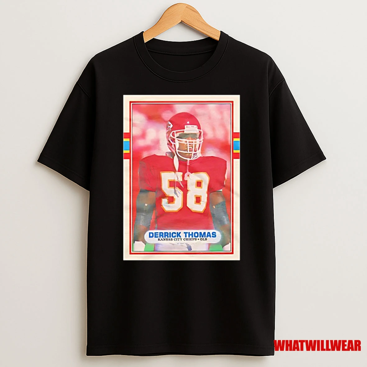 Derrick Thomas Kansas City Chiefs 1989 Nfl Football Card Shirts