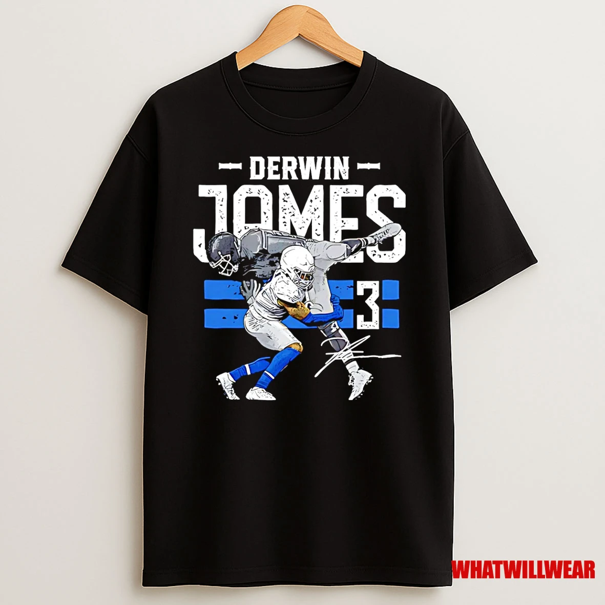Derwin James Los Angeles Chargers Tackle Signature Shirts