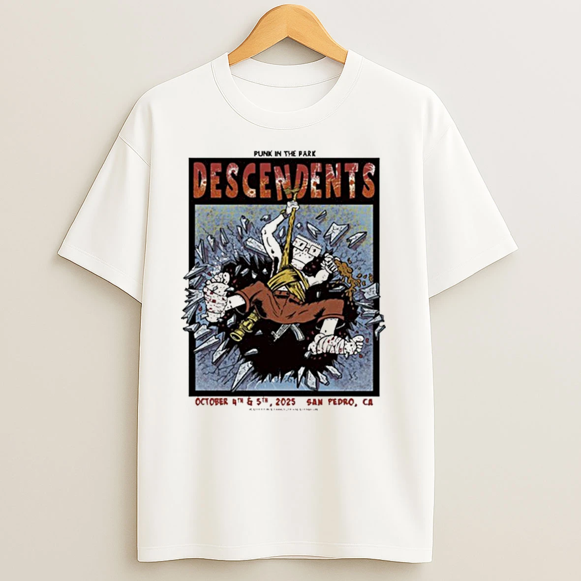 Descendents Tour Oct 4 5 2025 San Pedro Ca Shirts