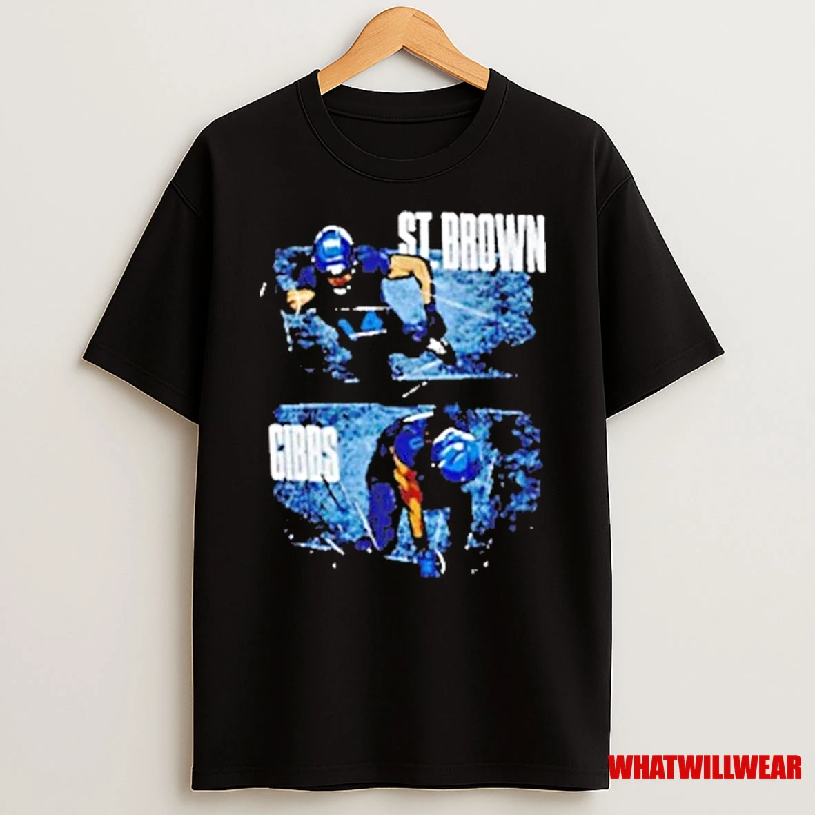 Detroit Dynamic Duo Detroit Lions Amon Ra St Brown And Jahmyr Gibbs Shirts