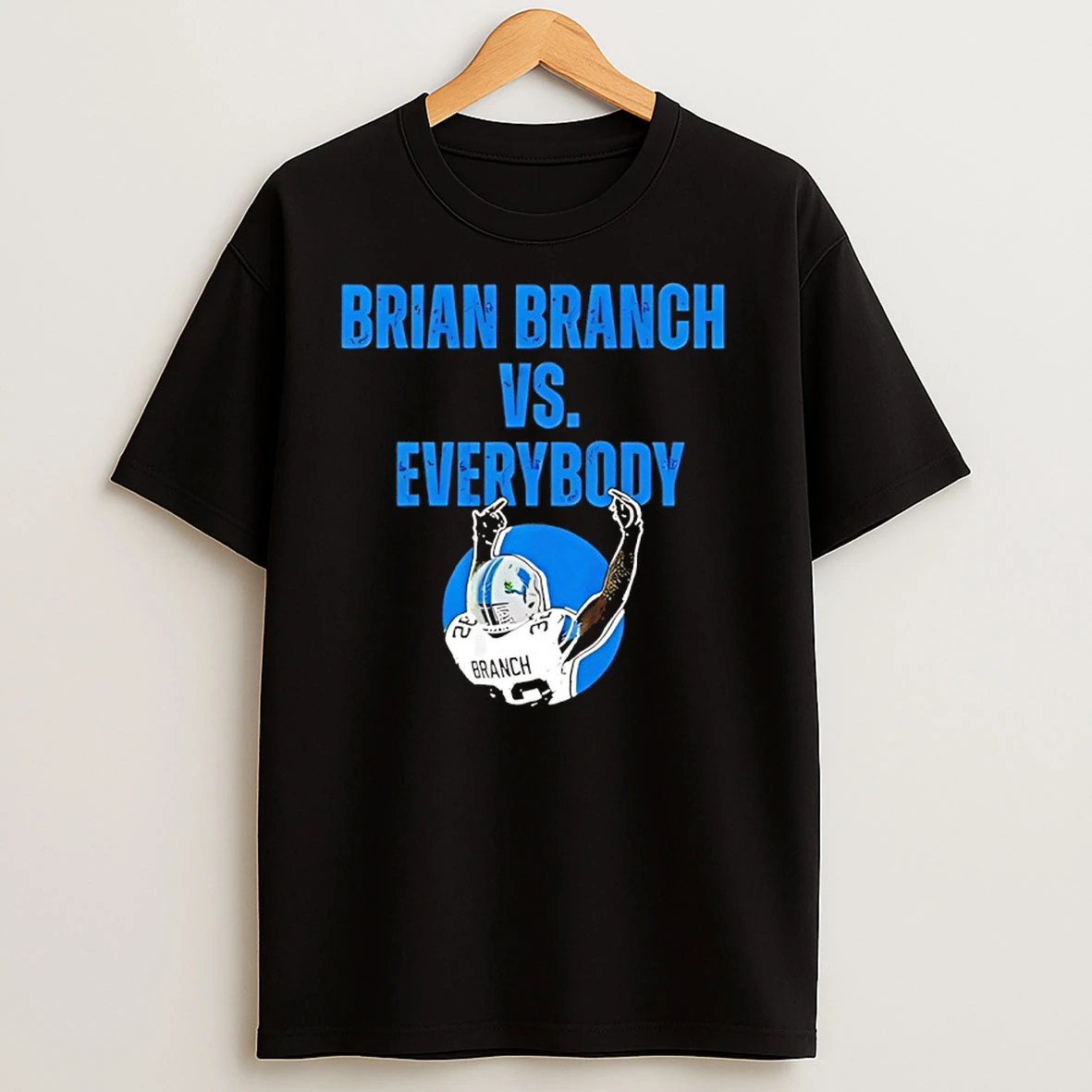 Detroit Lions Brian Branch Vs Everybody T Shirts