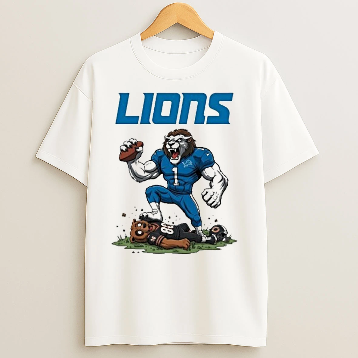 Detroit Lions Vs Chicago Bears T Shirts