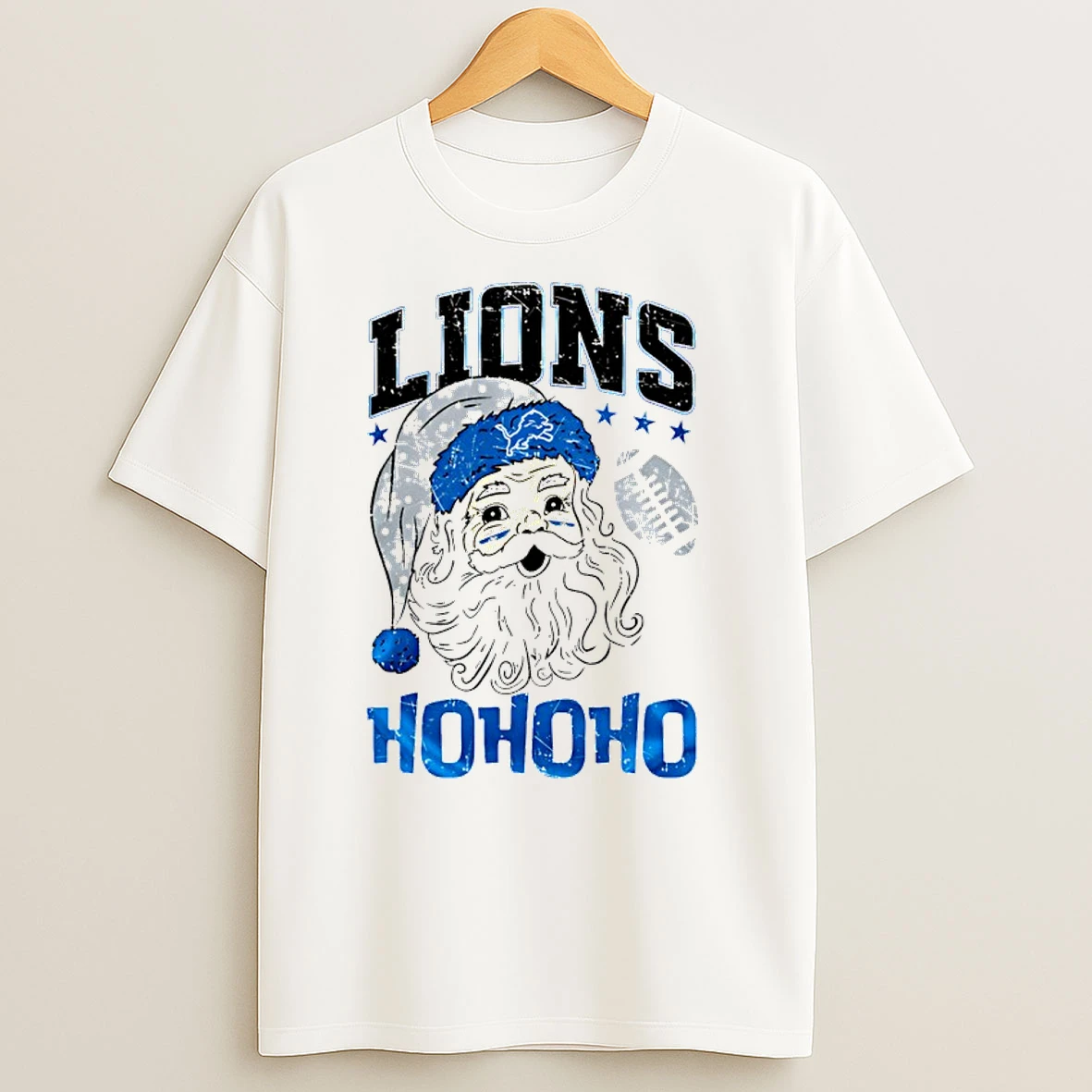 Detroit Lions X Santa Claus Nfl Merry Christmas T Shirts