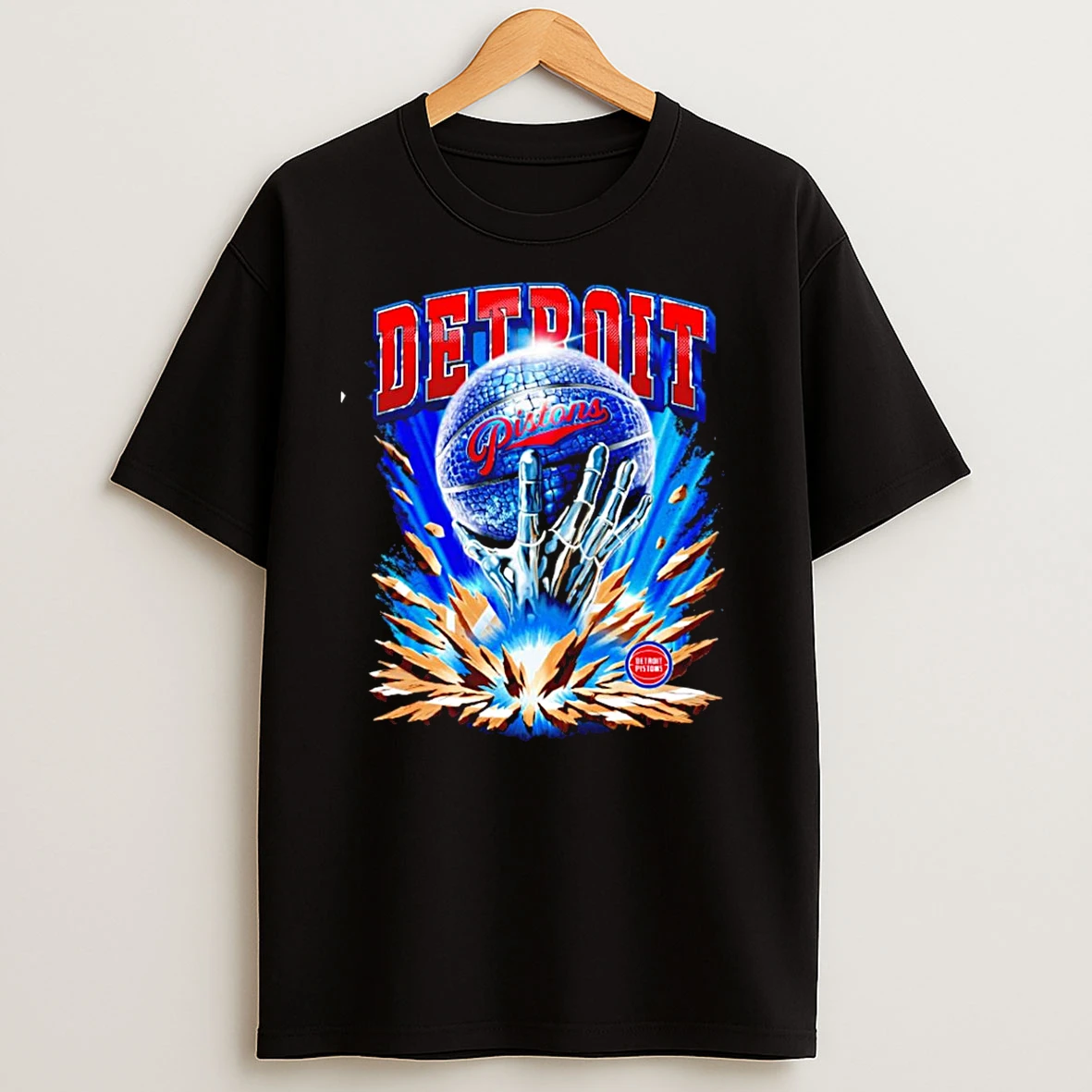 Detroit Pistons Gator Graphic T Shirts
