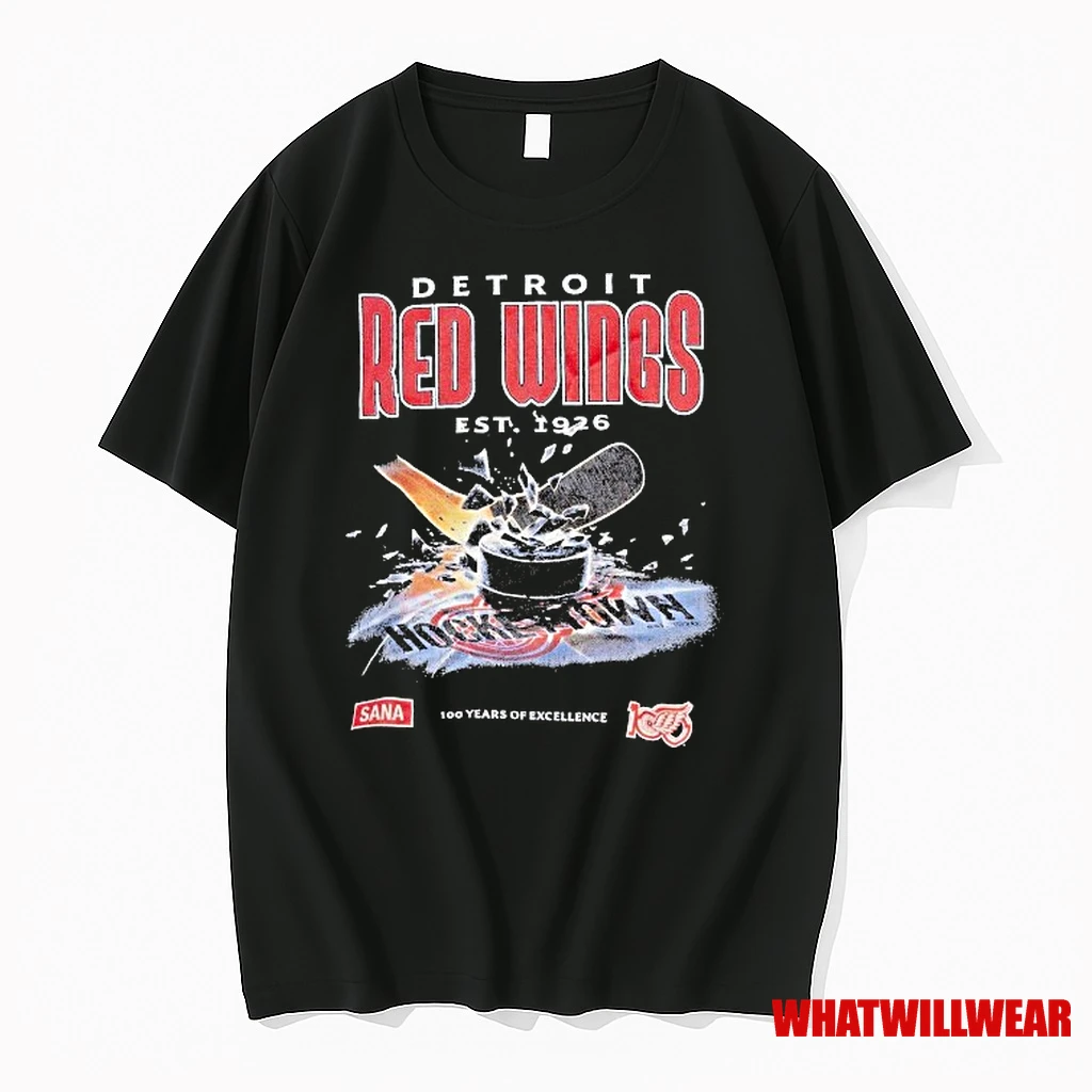 Detroit Red Wings X Sana 100 Years Of Excellence Est 1926 Hockeytown Shirts