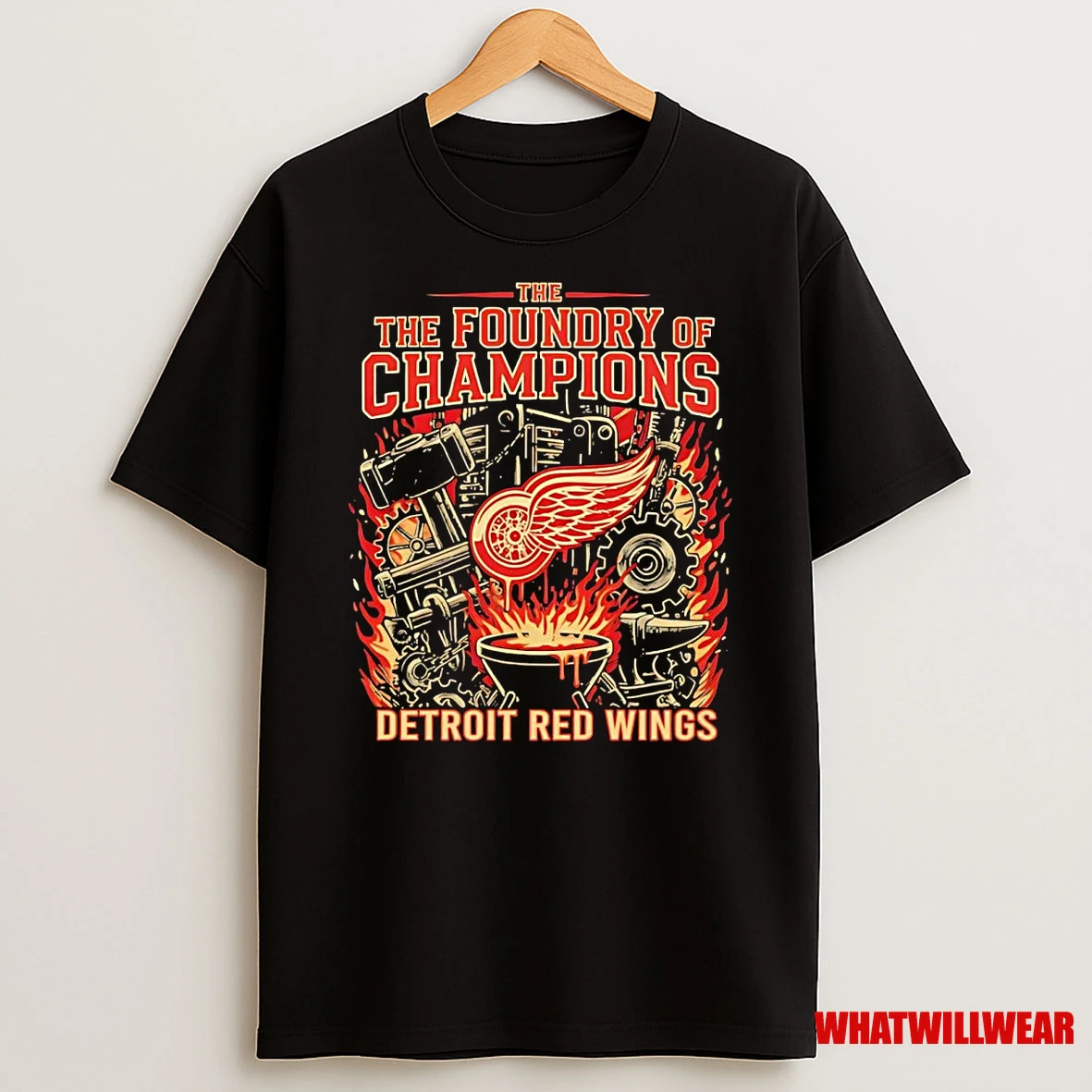 Detroit Red Wings The Foundry Of Champions Shirts