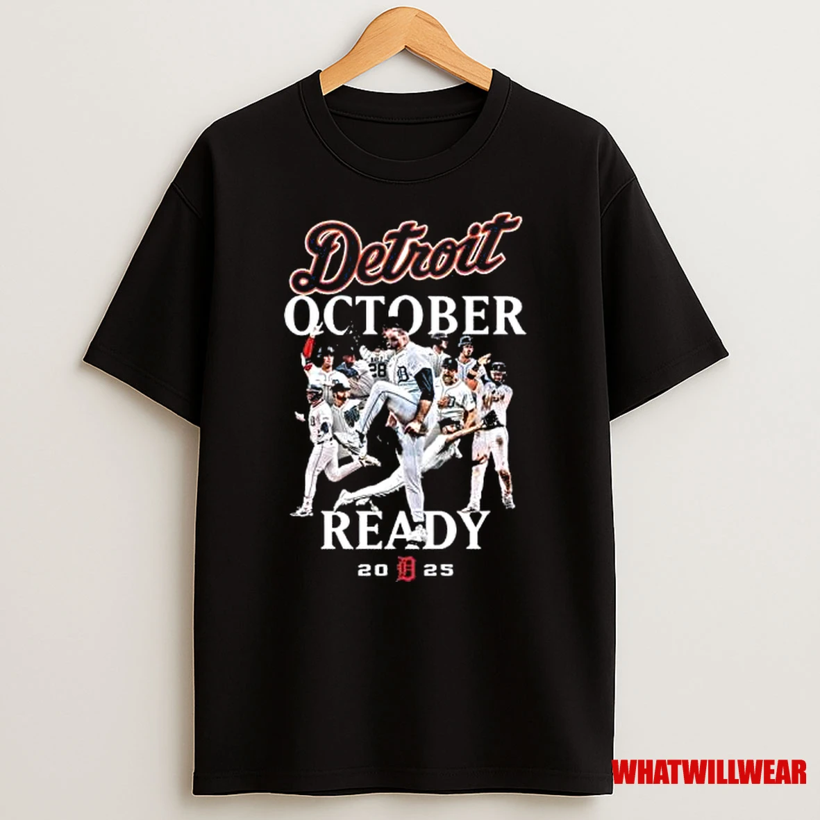 Detroit Tigers Team October Ready 2025 Mlb Postseason Shirts