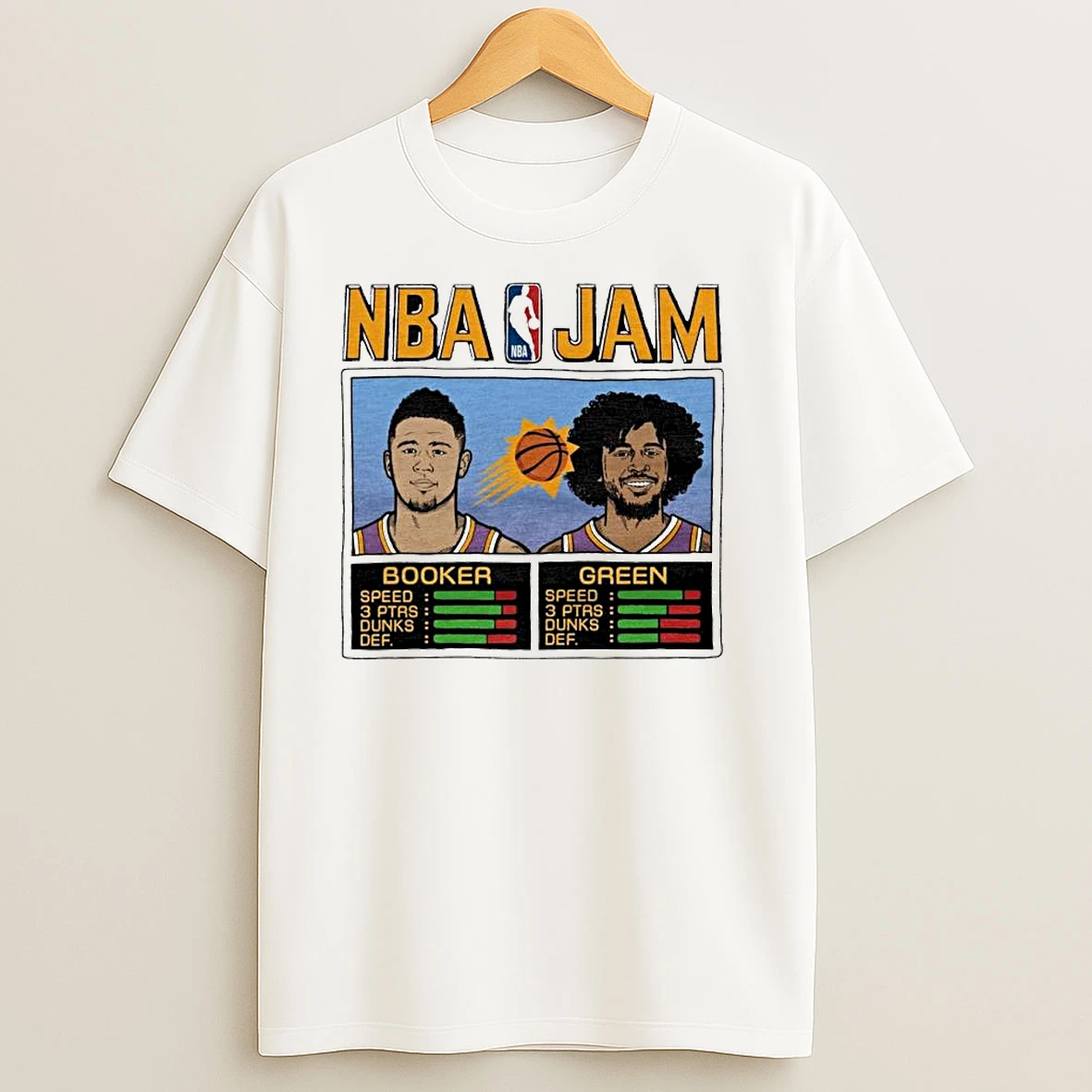 Devin Booker And Draymond Green Phoenix Suns Nba Jam Ornaments T Shirts