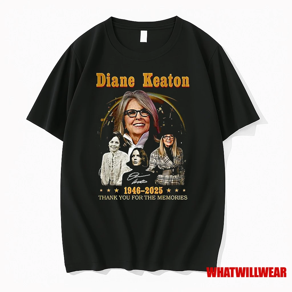 Diane Keaton 1946 2025 Thank You For The Memories Siganture Shirts