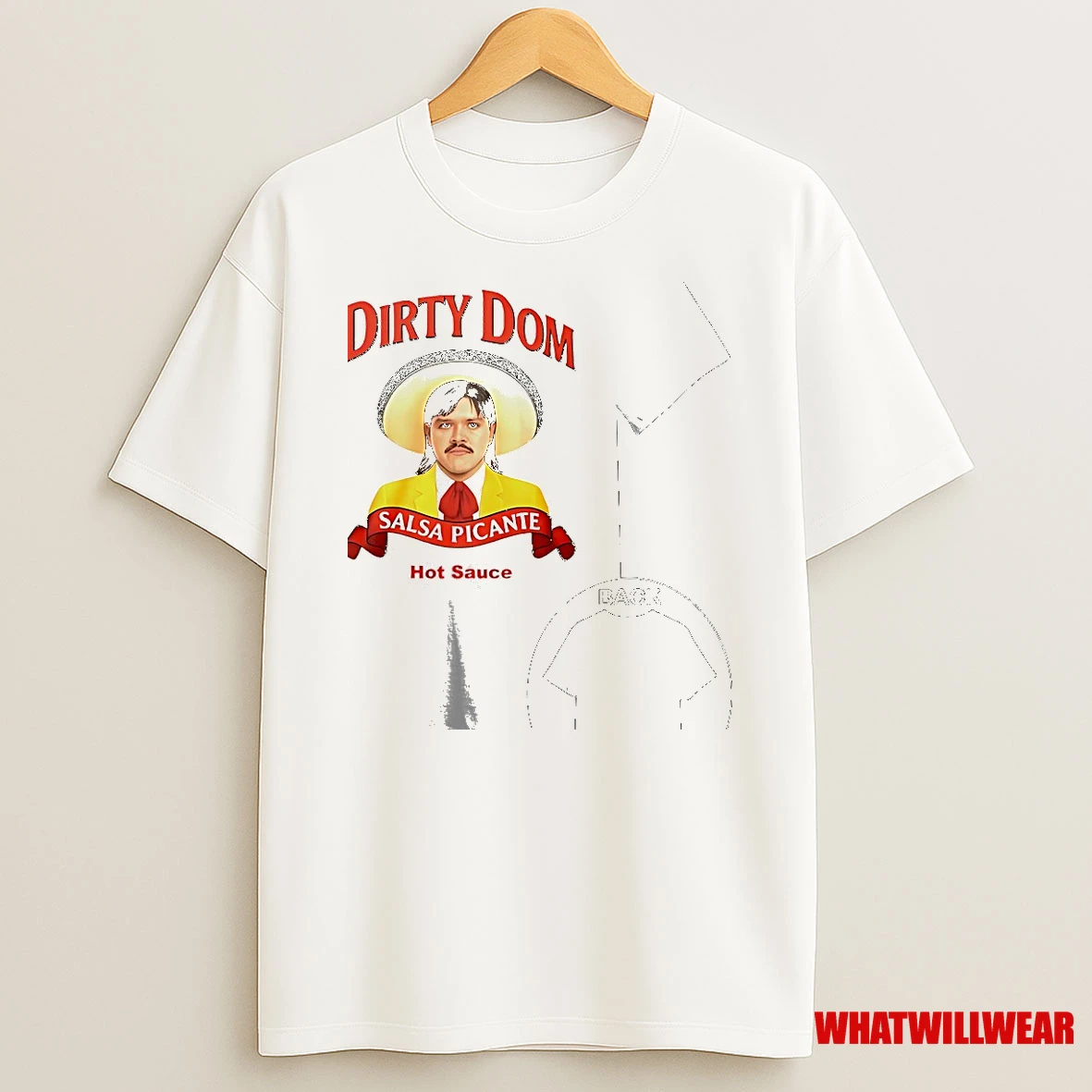 Dirty Dom Salsa Picante Tapatio Hot Sauce Shirts