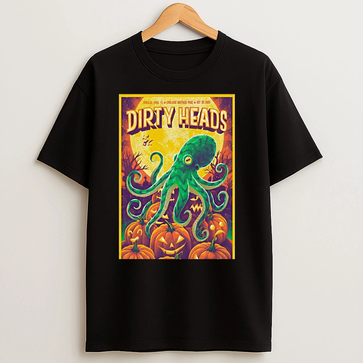 Dirty Heads England Brothers Park In Pinellas Park Fl October 26 2025 T Shirts