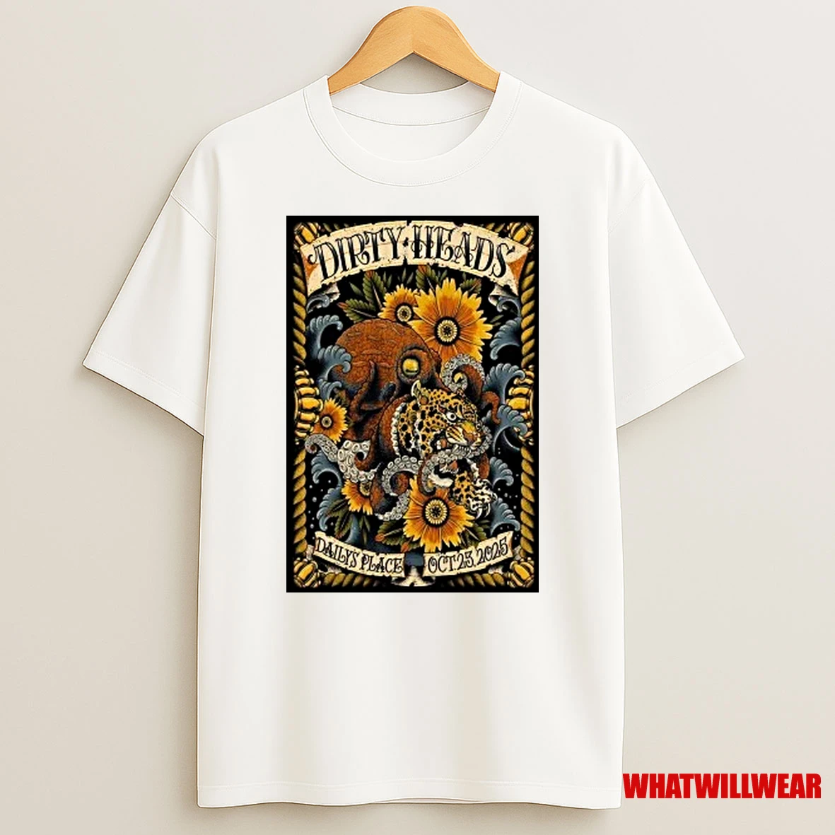 Dirty Heads Oct 23 2025 Dailys Place In Jacksonville Fl Shirts