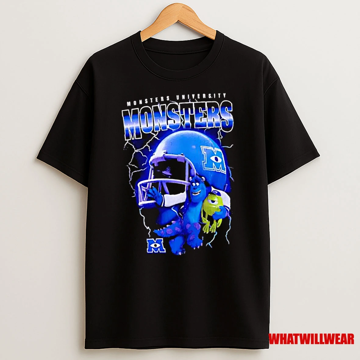 Disney Pixar Monsters University Football Helmet Shirts