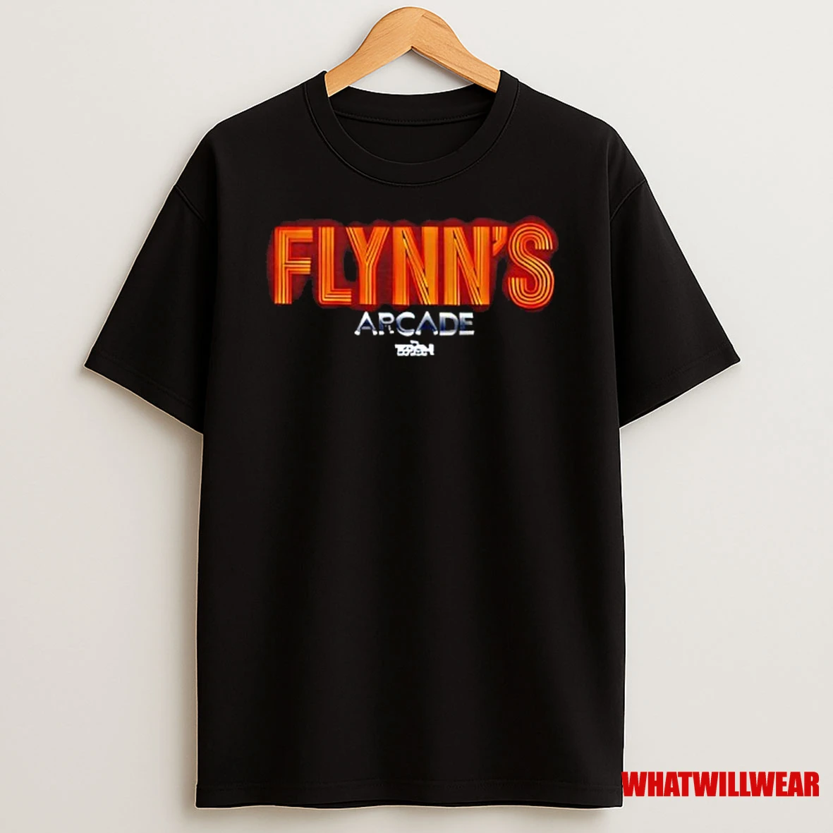 Disney Tron Flynns Arcade Neon Logo Shirts