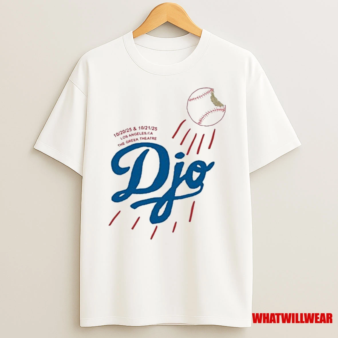 Djo Music Greek Theatre Los Angeles Ca October 20 21 2025 Shirts