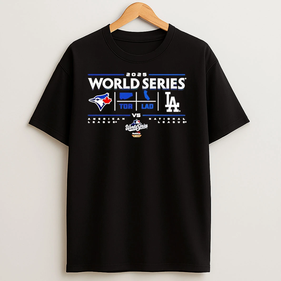 Dodgers Vs Blue Jays 2025 World Series Change Up Matchup T Shirts