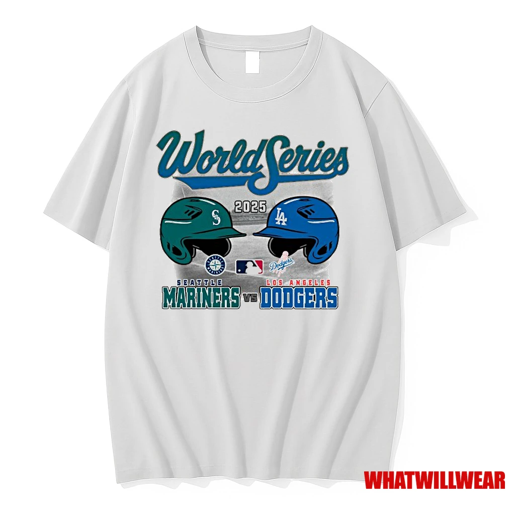 Dodgers Vs Mariners 2025 World Series Mlb Postseason Shirts