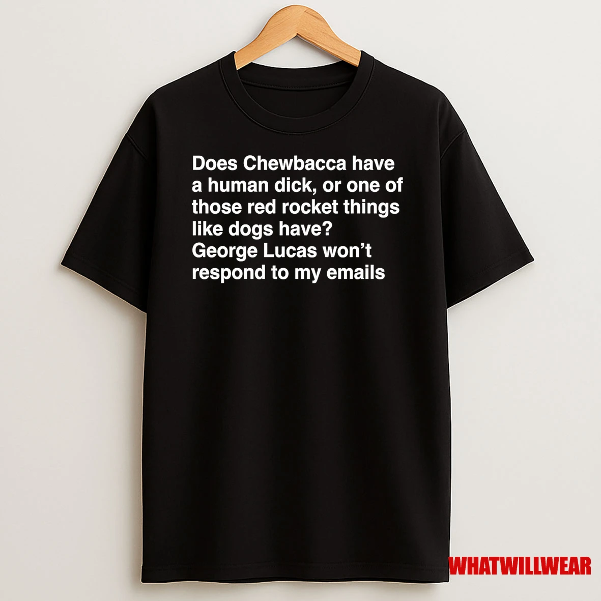 Does Chewbacca Have A Human Duck Or One Of Those Red Rocket Things Like Dogs Have Shirts