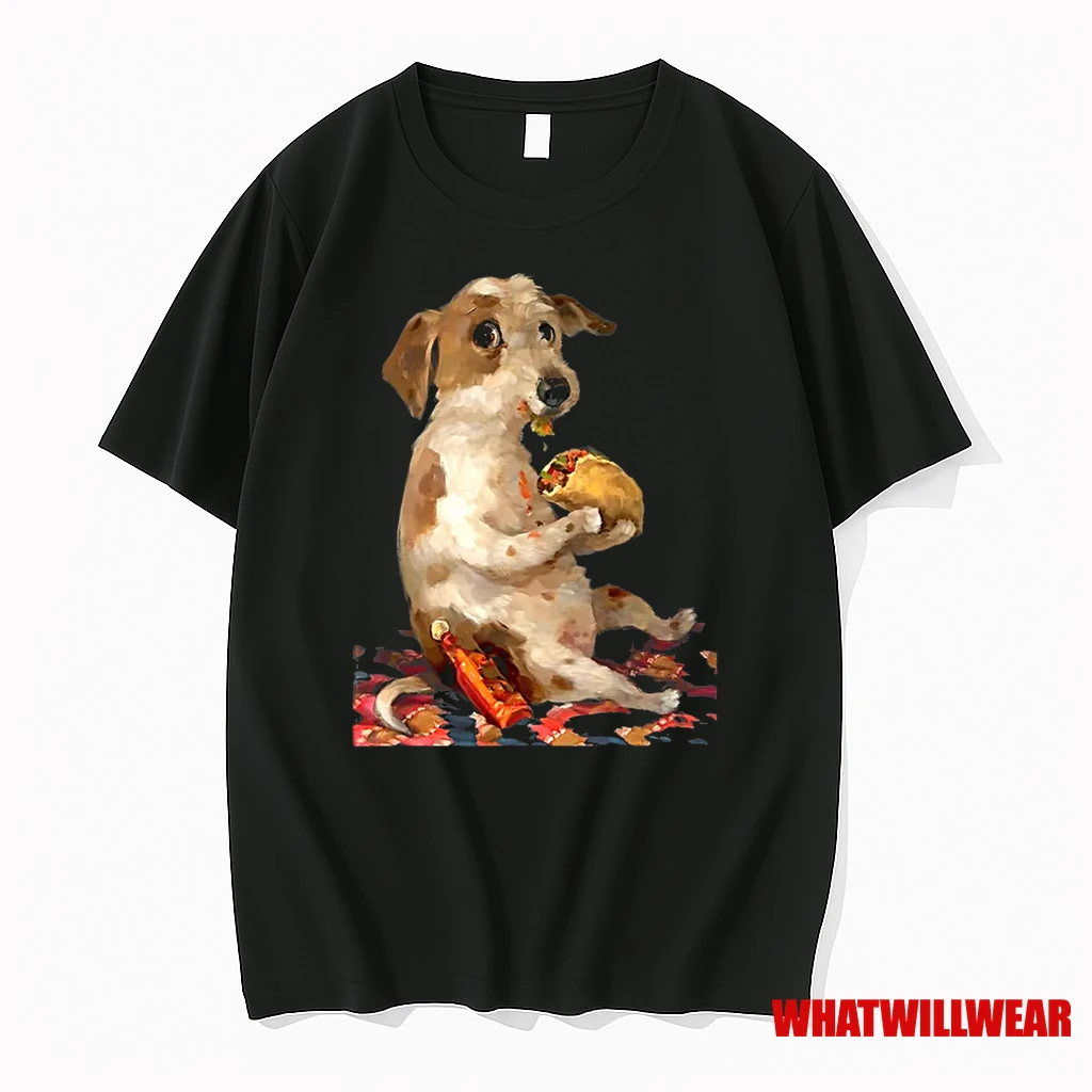 Dog Chill With Taco Vintage Shirts