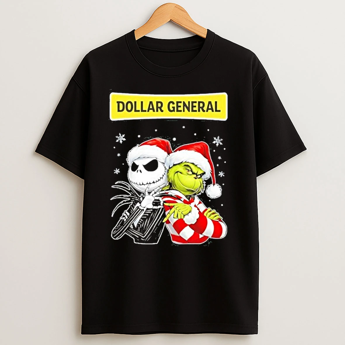Dollar General Logo Santa Jack And Santa Grinch 67 T Shirts