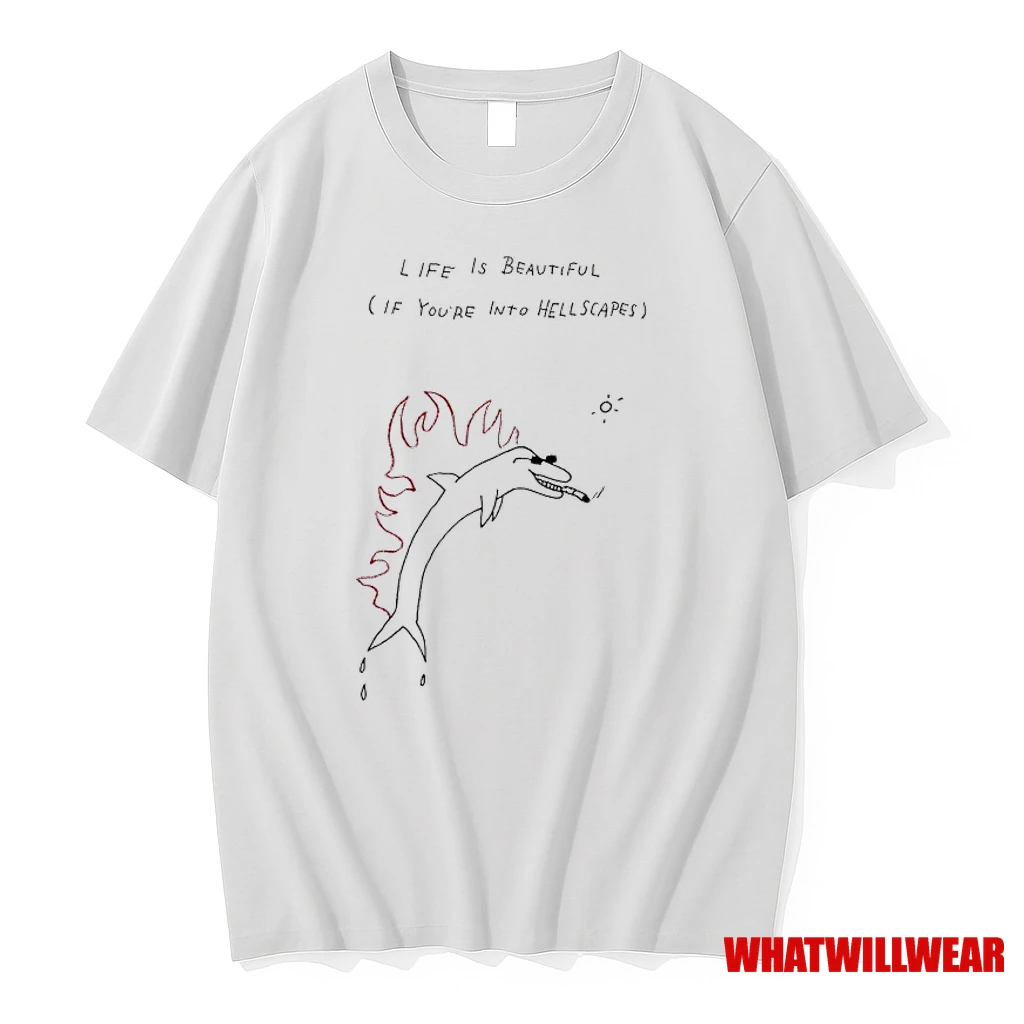 Dolphin Smoking Life Is Beautiful If Youre Into Hellscapes Shirts