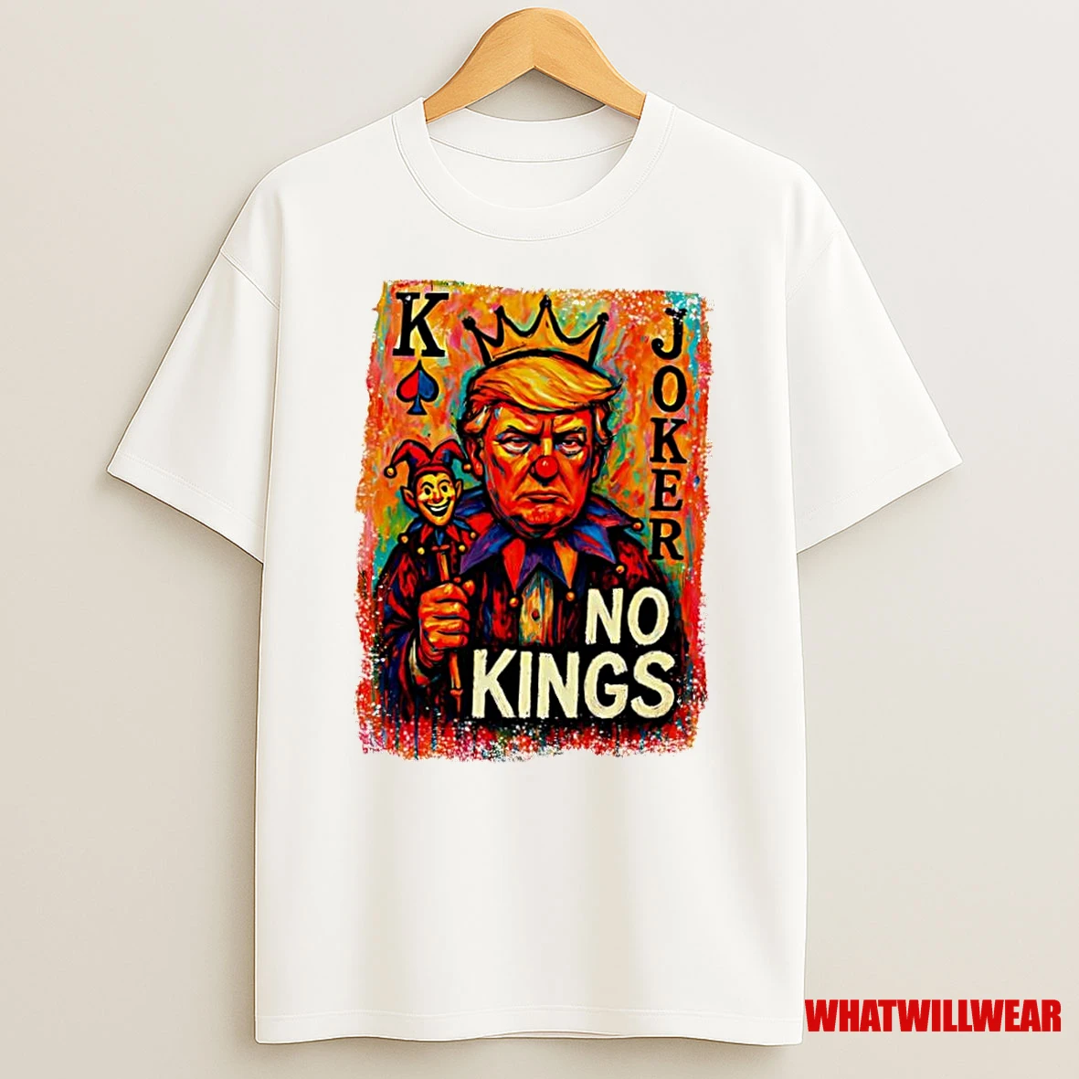 Donald Trump As K Joker No Kings Card Shirts
