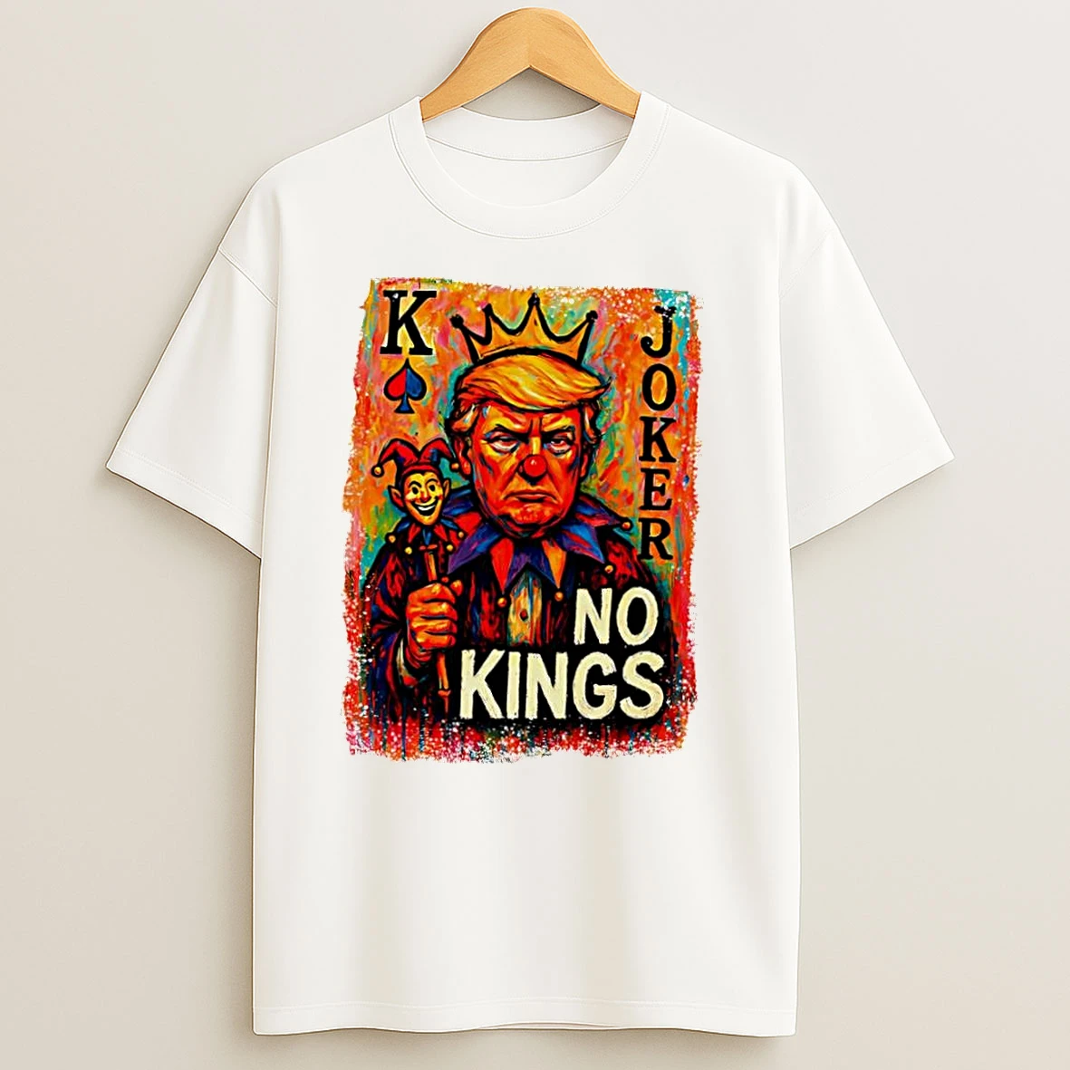 Donald Trump As K Joker No Kings Card T Shirts
