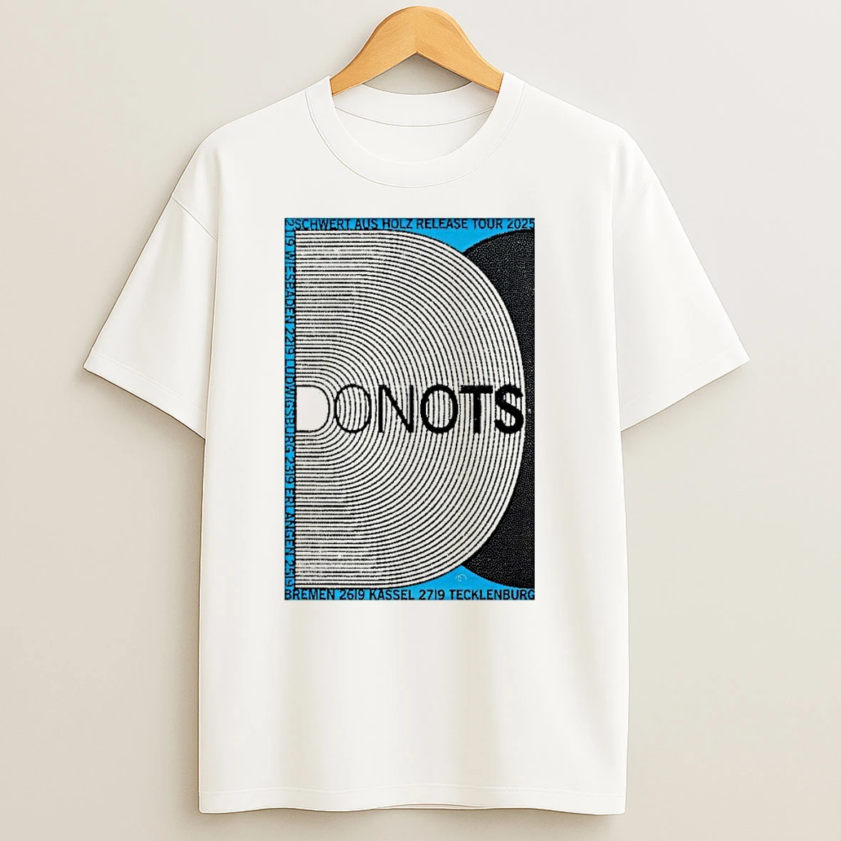 Donots Schwert Aus Holz Release Tour 2025 Shirts