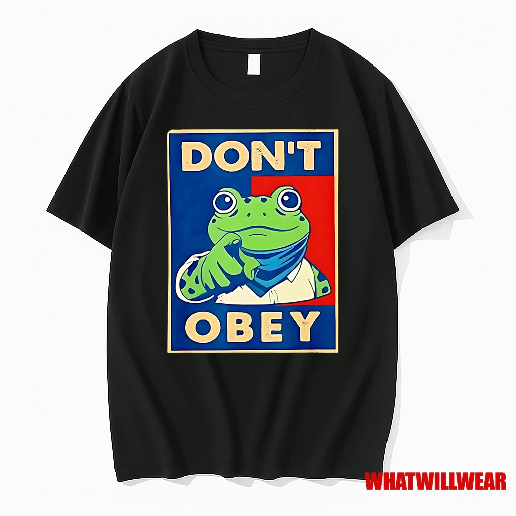 Dont Obey Frog Portland Frog Protest Shirts