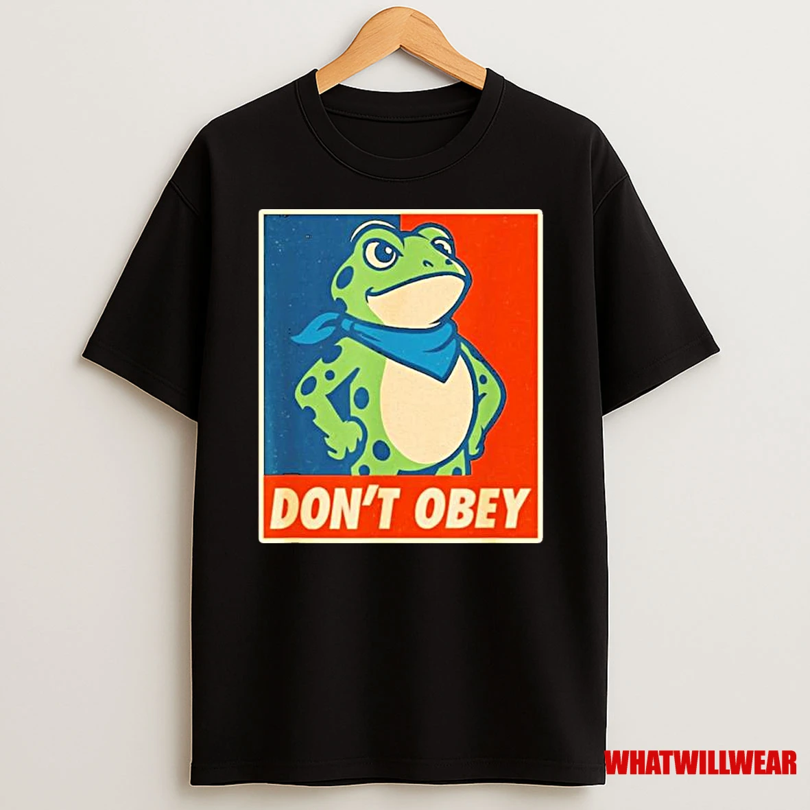 Dont Obey Frog Retro Protest Shirts