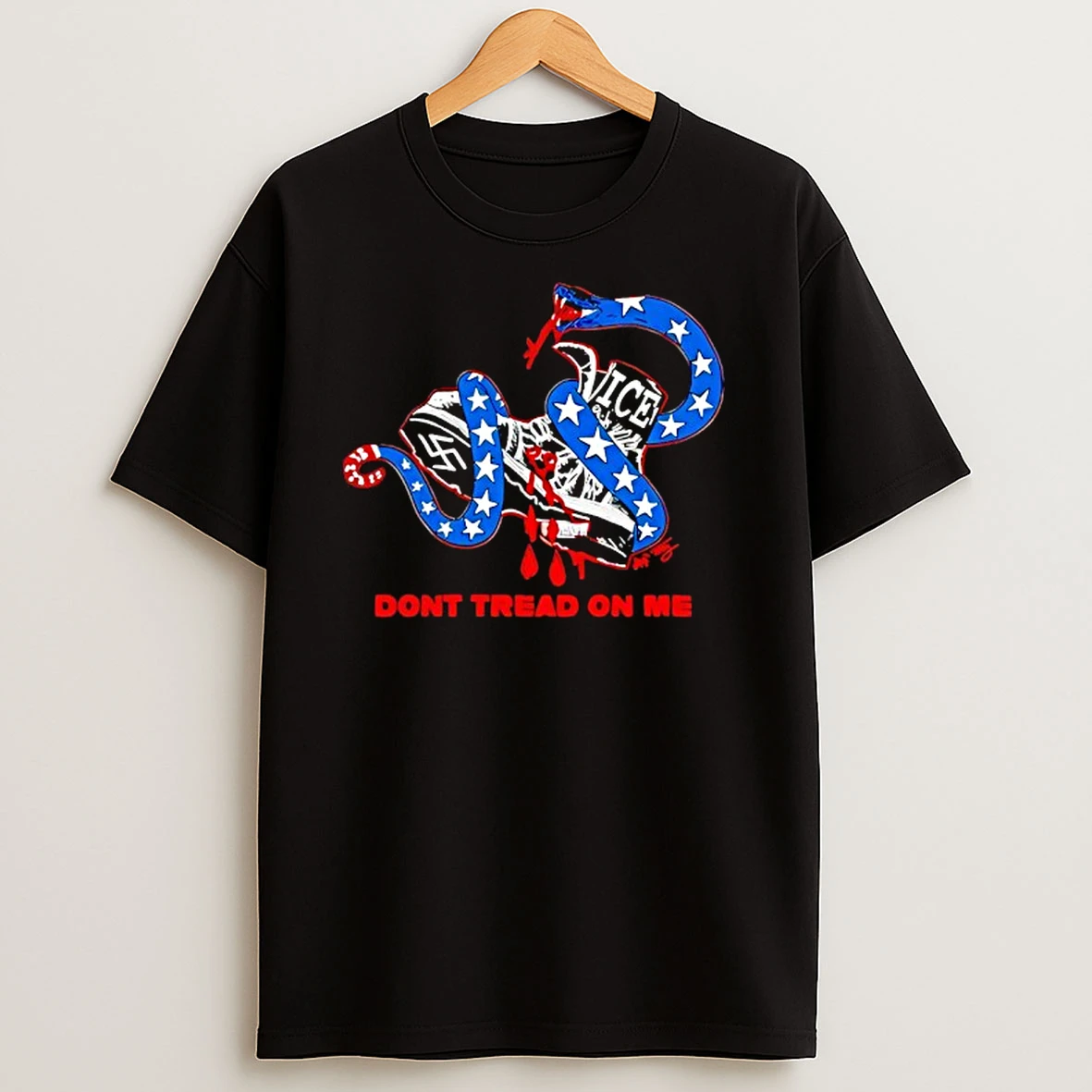 Dont Tread On Me Ice Snake Shoes Nazis T Shirts