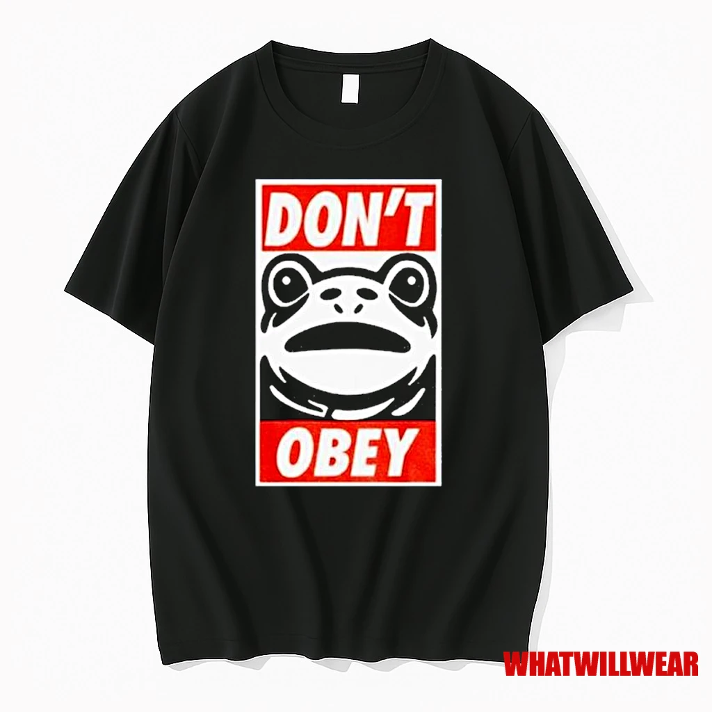 Dont Obey Portland Frog Ornaments Shirts