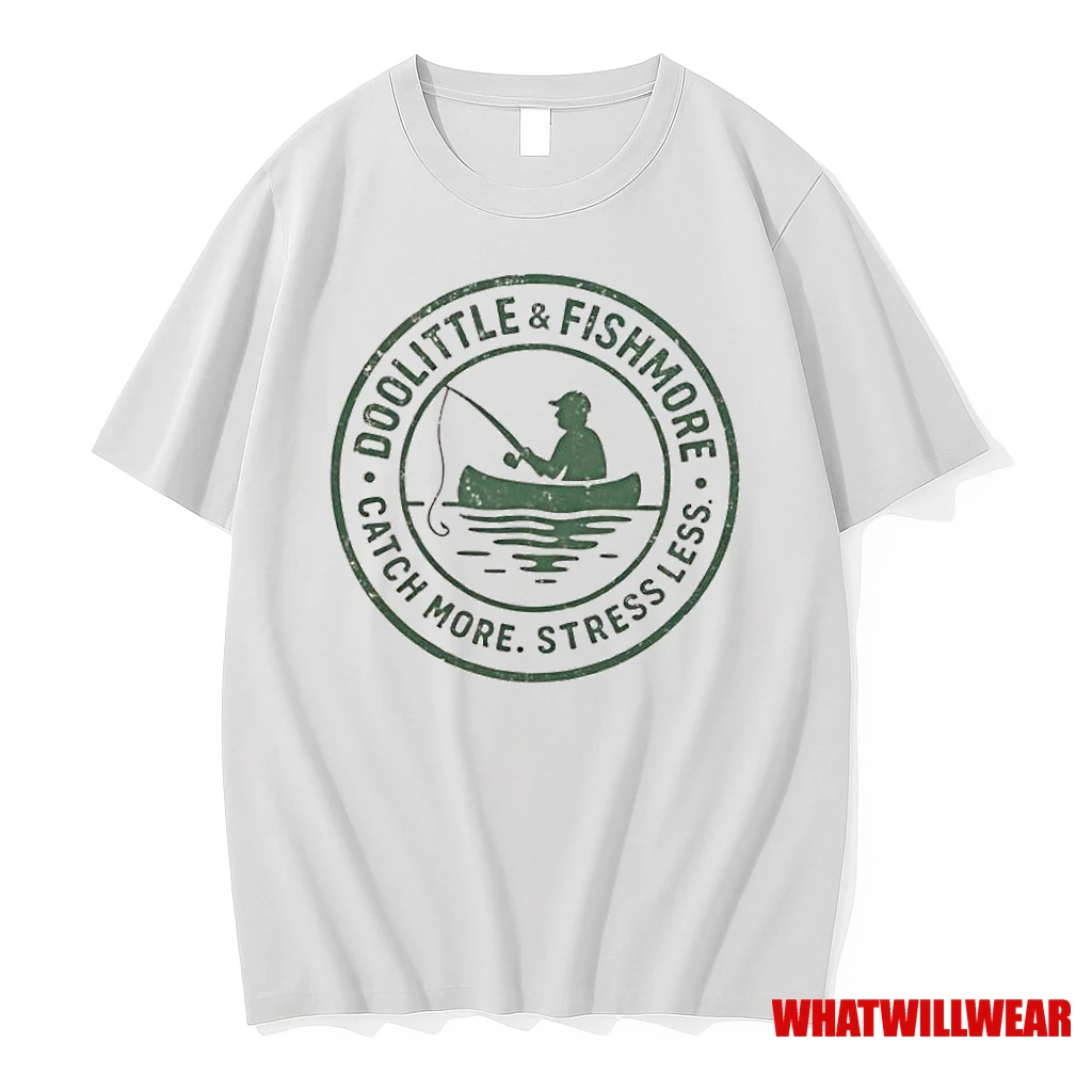 Doolittle Fishmore Catch More Stress Less Logo Shirts