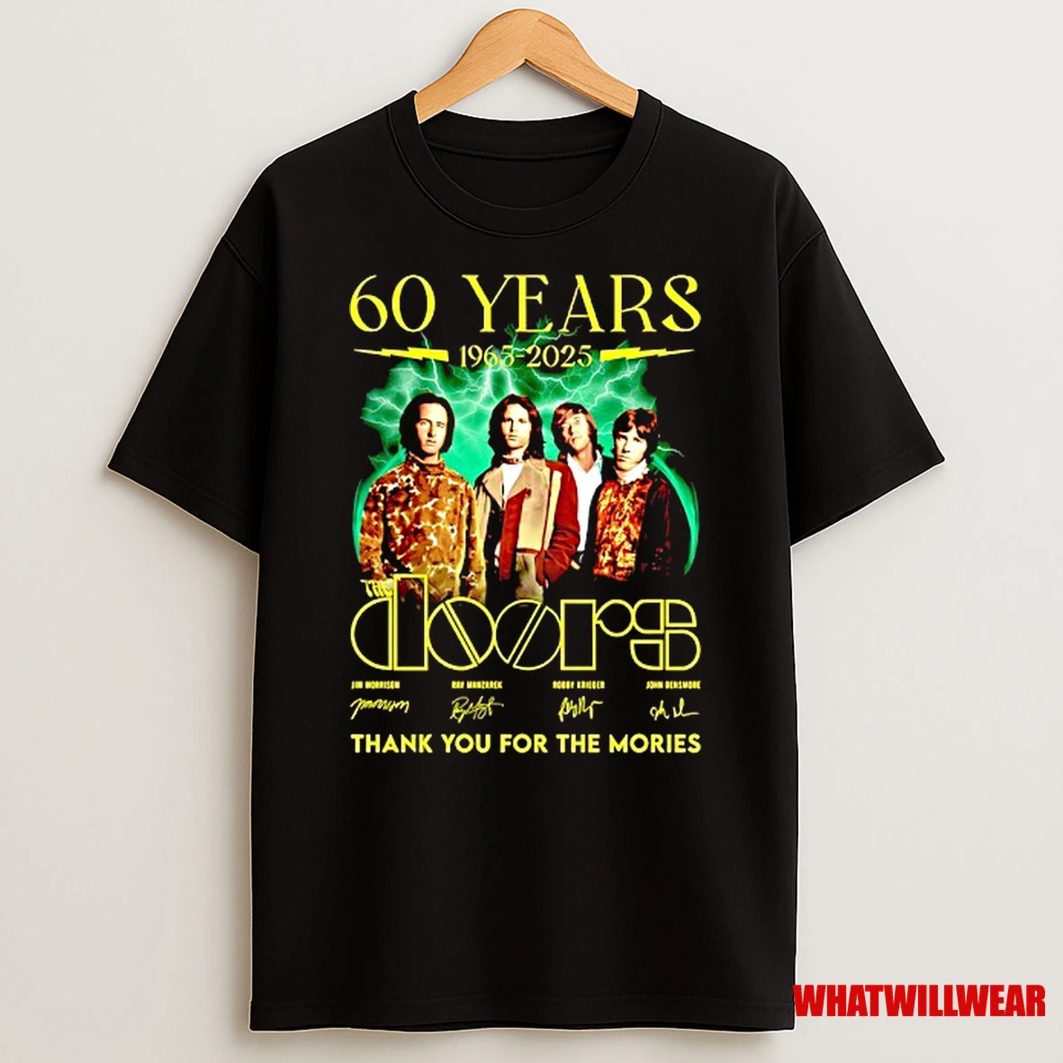 Doors 60 Years 1965 2025 Thank You For The Memories Actors Signature Shirts