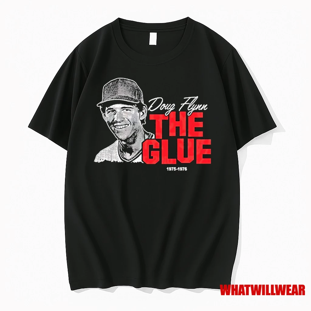 Doug Flynn The Glue Cincinnati Reds 1975 1976 Shirts