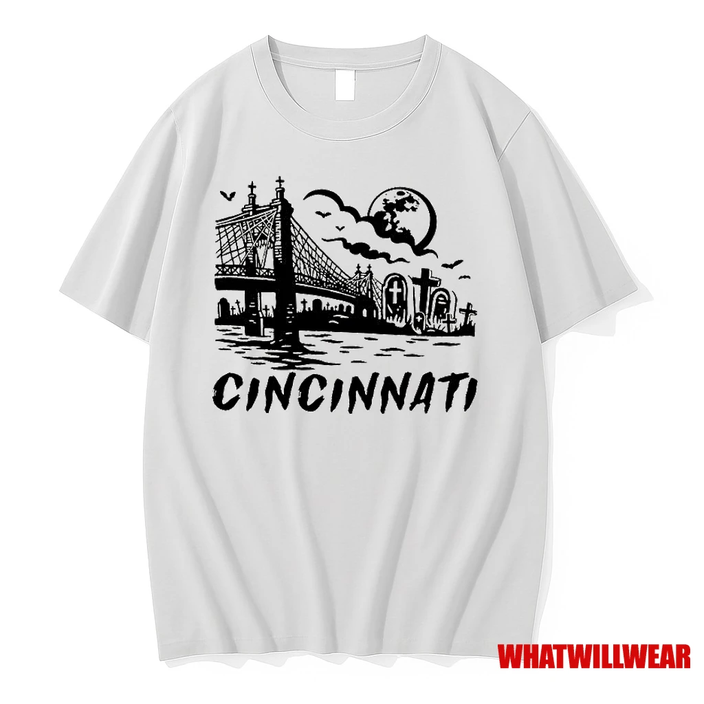 Downtown Spooky Halloween Bridge Shirts