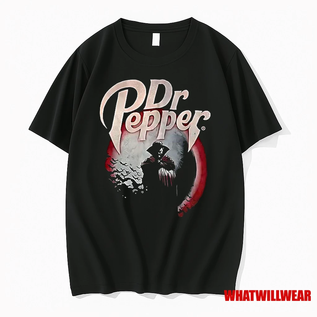 Dr Pepper Vampire Dracula Halloween Shirts