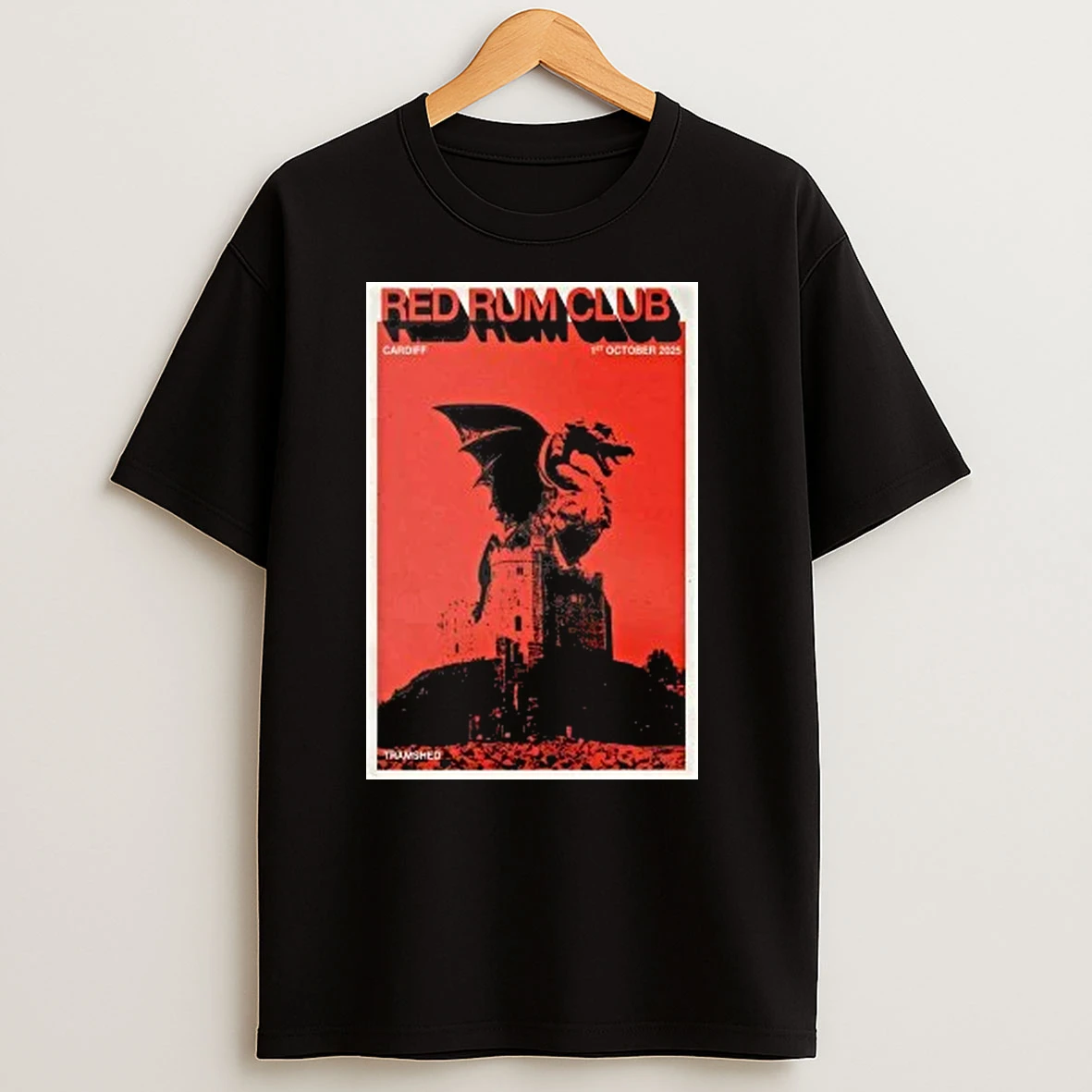 Dragon Red Rum Club Cardiff Tour On Oct 1 2025 Shirts
