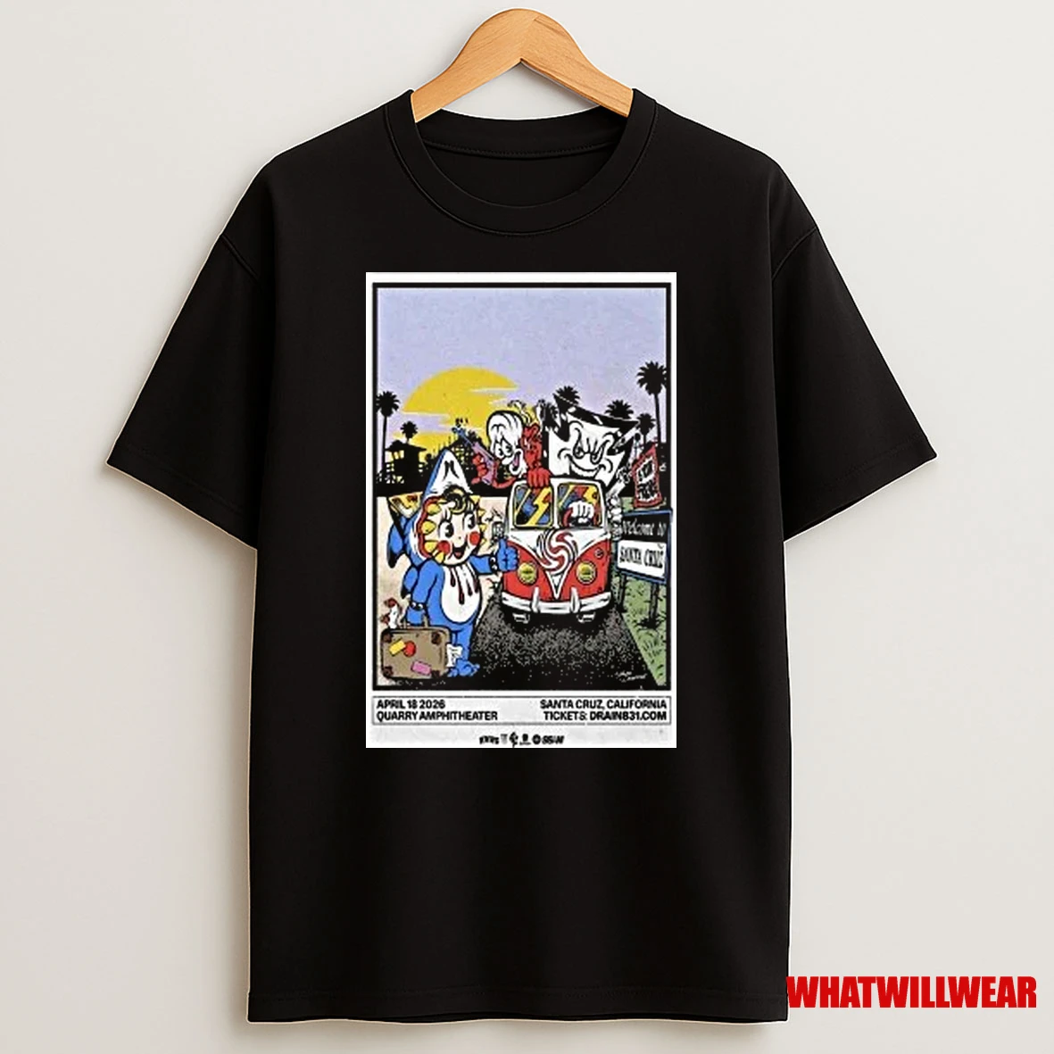 Drain Santa Cruz California 2026 Shirts