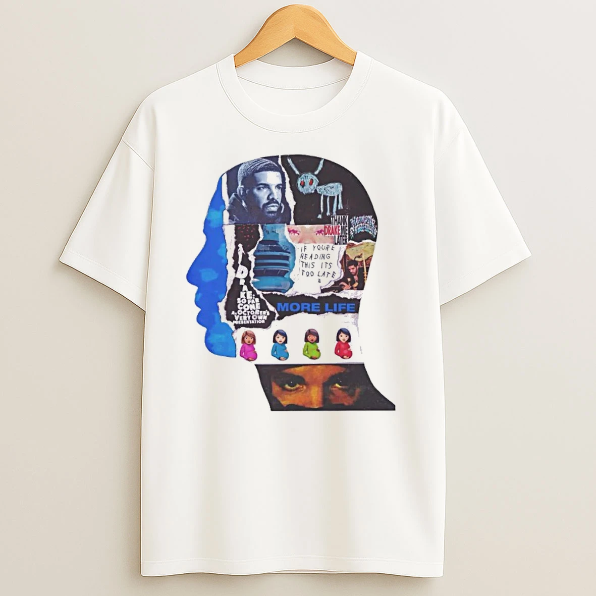 Drake Mind Collage T Shirts